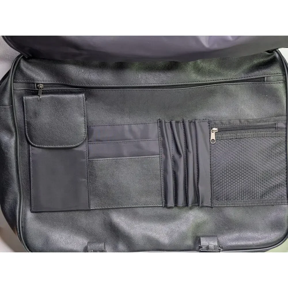 Macatawa Bank LEEDS Laptop Briefcase Business Bag Black Portfolio Messenger